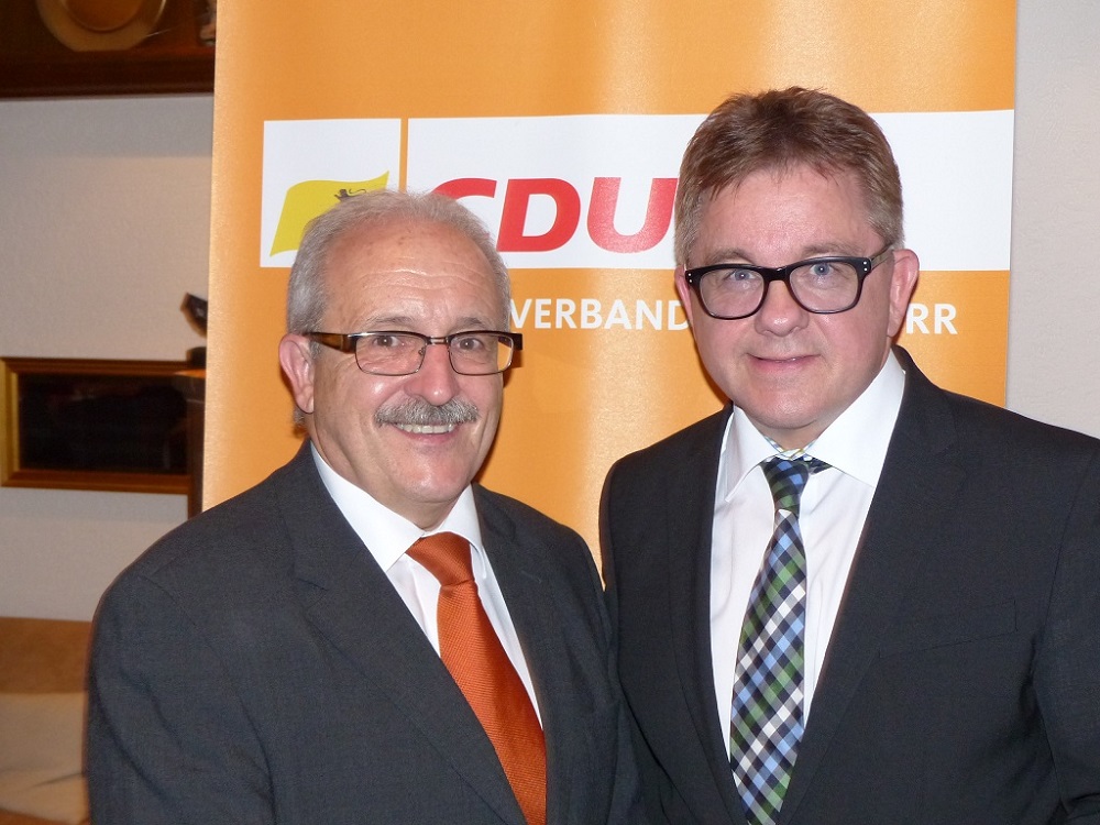 Harald Rienth und Guido Wolf (Quelle: Michael Käfer)